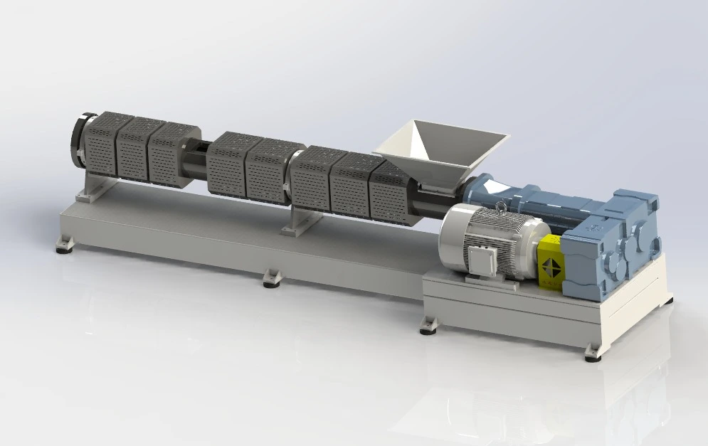 আফ্রিকা গ্রাহকের জন্য ডাবল স্ক্রু প্লাস্টিক রিসাইক্লিং এক্সট্রুডার অর্ডার