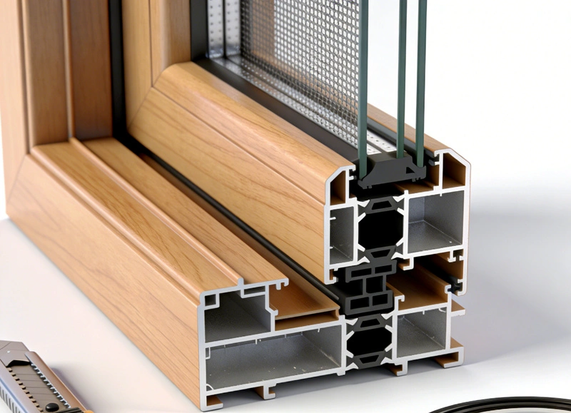 ABS উইন্ডো এবং ডোর প্রোফাইল এক্সট্রুশন মেশিন