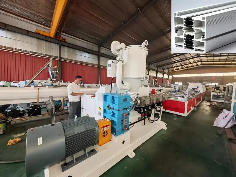 ABS উইন্ডো ডোর প্রোফাইল মেশিন