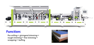 Edge banding cover machine - Edge Sealing for WPC Door Panels