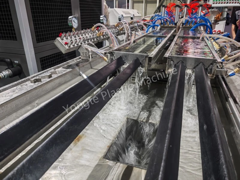 4 Cavity Recycled Plastic Profile Extrusion Machine
